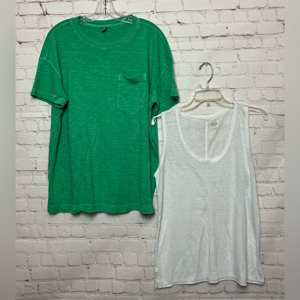 Two Flowy Warm Weather Basic Tops - image 1